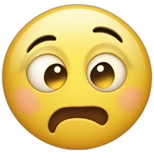confused happy blinking emoji