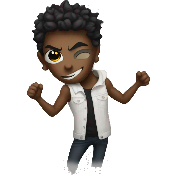 Demon wearing Armani Exchange  emoji