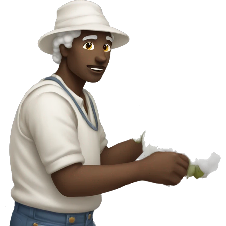 Cotton picker emoji