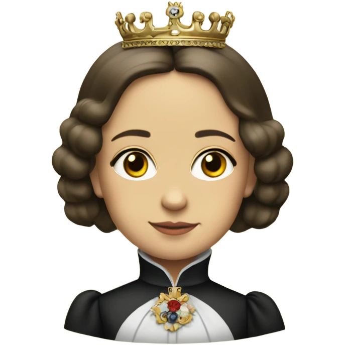 young queen victoria in 21st century emoji