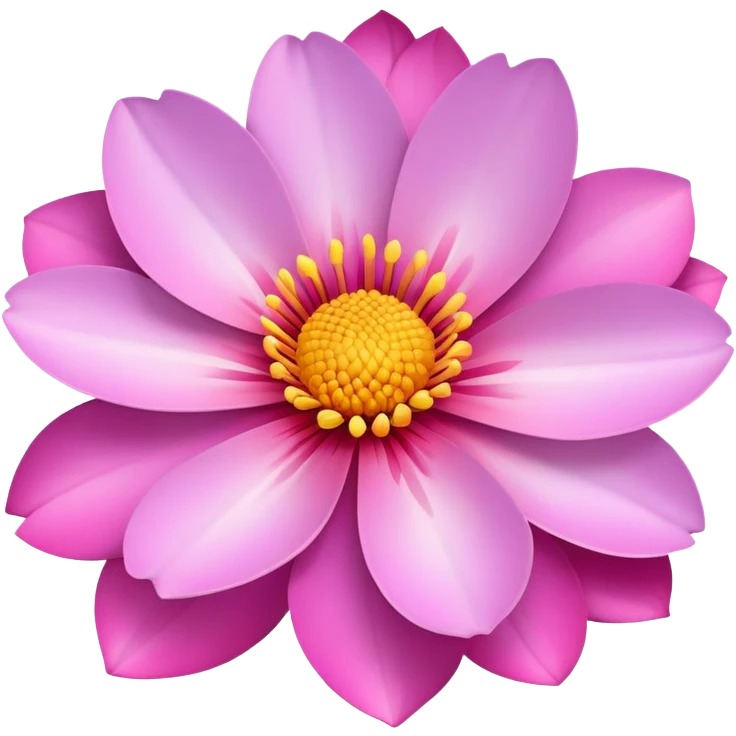 generate realistic detailed flower in 3d style emoji