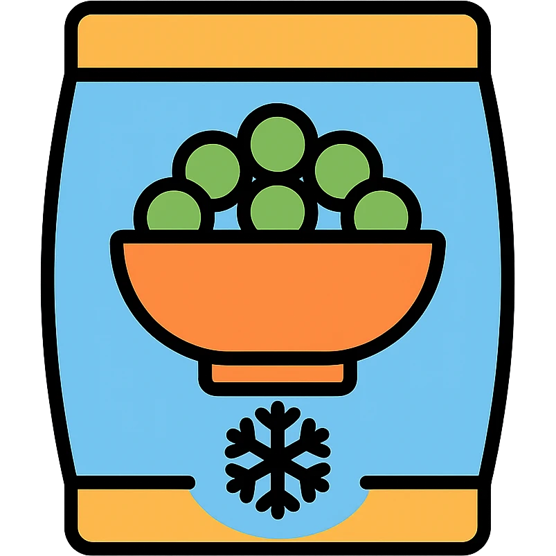frozen peas emoji
