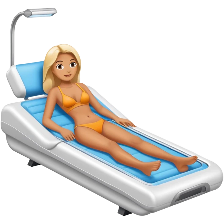 Tanning bed  emoji