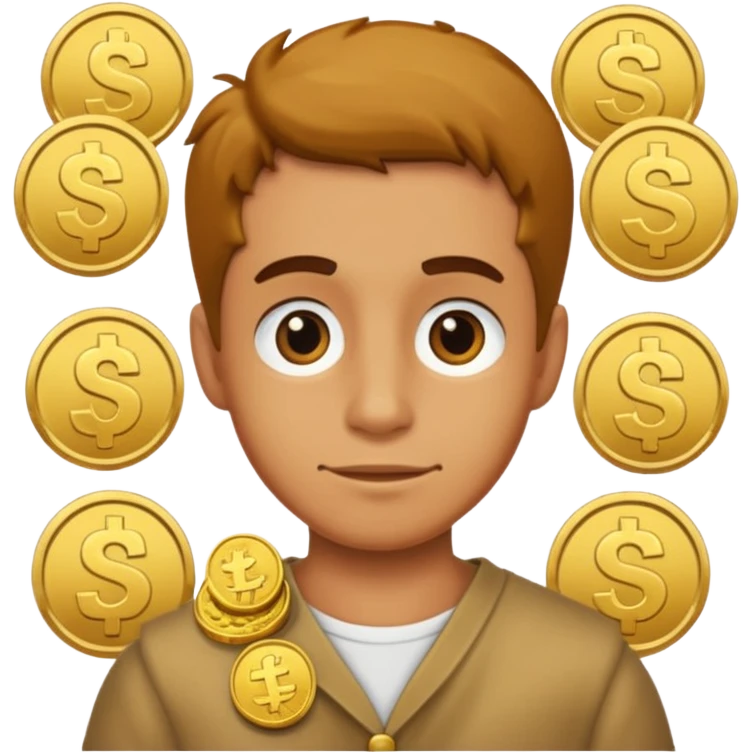 picsou avec argent emoji