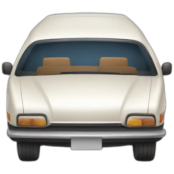 Voiture sur un bateau emoji