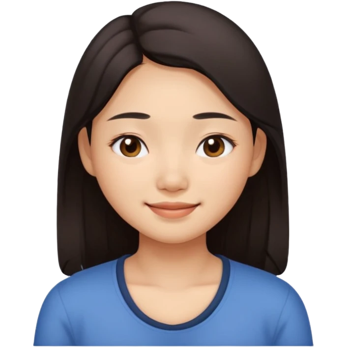 dark circles eyes sleepy dimples asian girl emoji