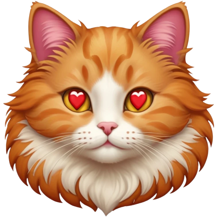 котик эричка сердечки emoji