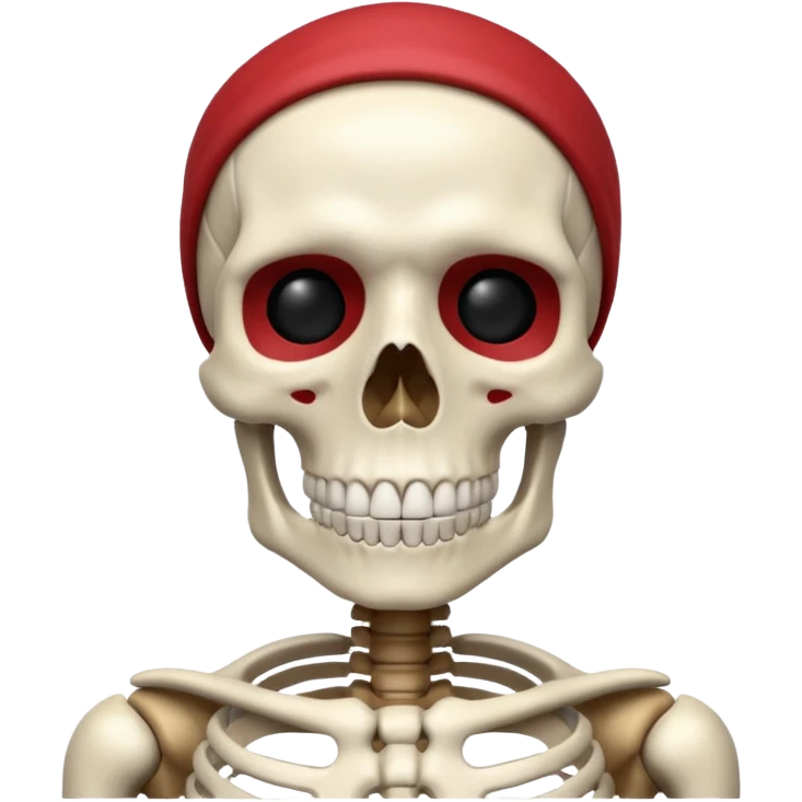 Gojo skeleton emoji