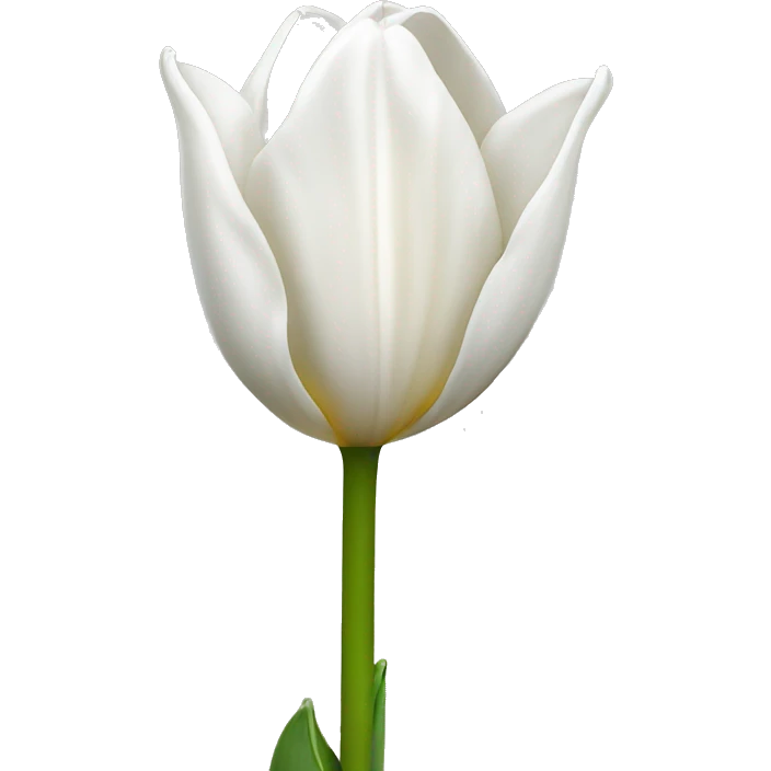 White tulip emoji