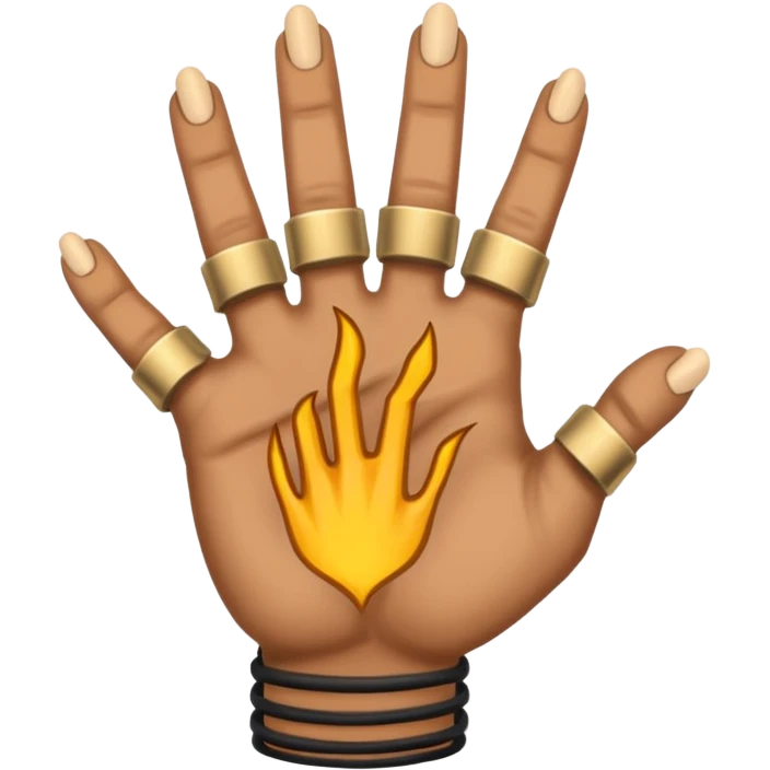 strong heavy metal hand ich liebe dich geste emoji