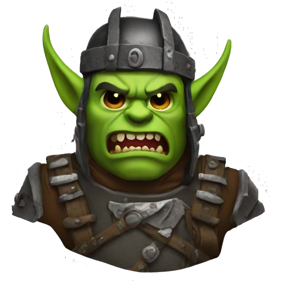 Ork asking  emoji