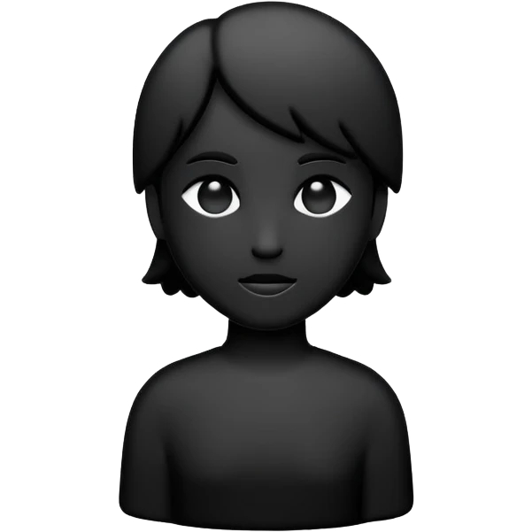 user silhouette icon 3D emoji