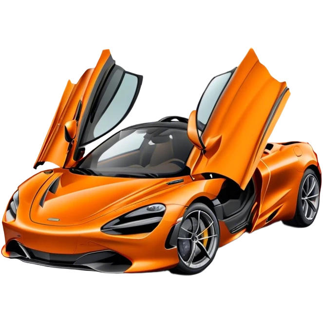 McLaren 720S - McLaren (Model Year: 2021) (Iconic colour: Orange) emoji