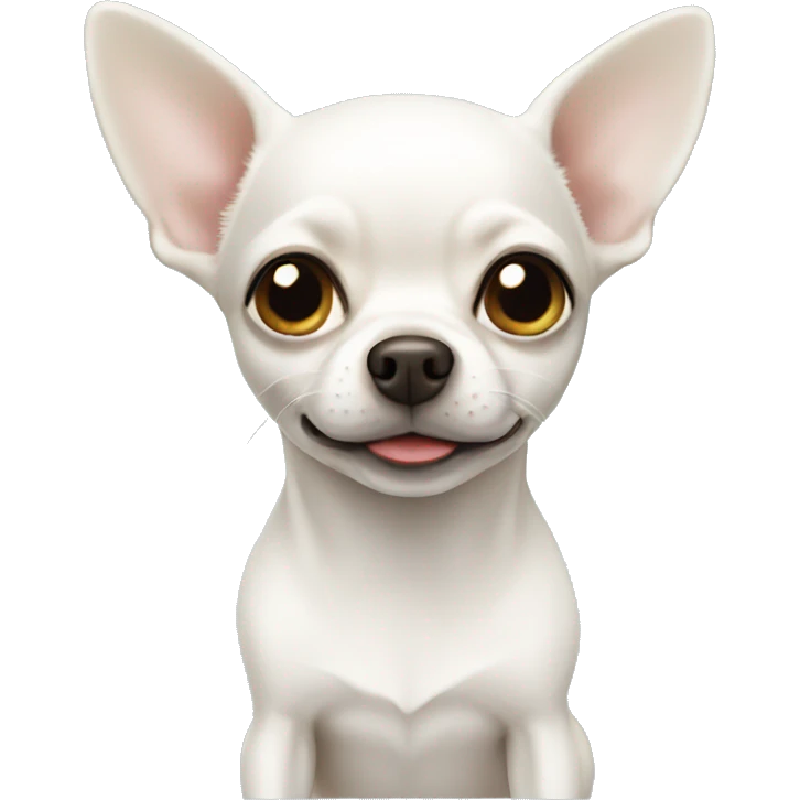 White chihuahua emoji