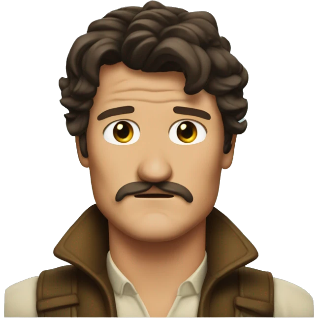 pedro pascal with a bow on his head emoji