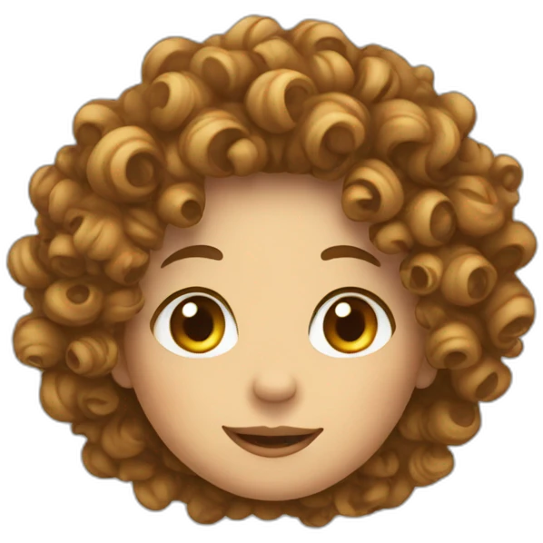 curly hairs emoji