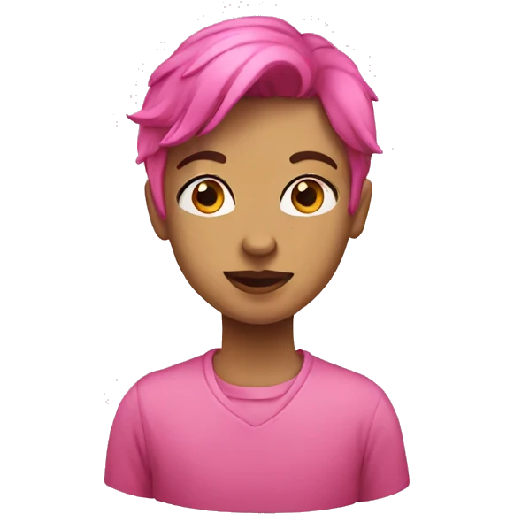 Pink emoji