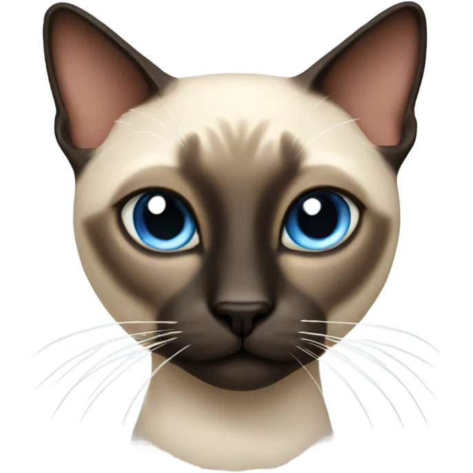 Siamese cat face emoji