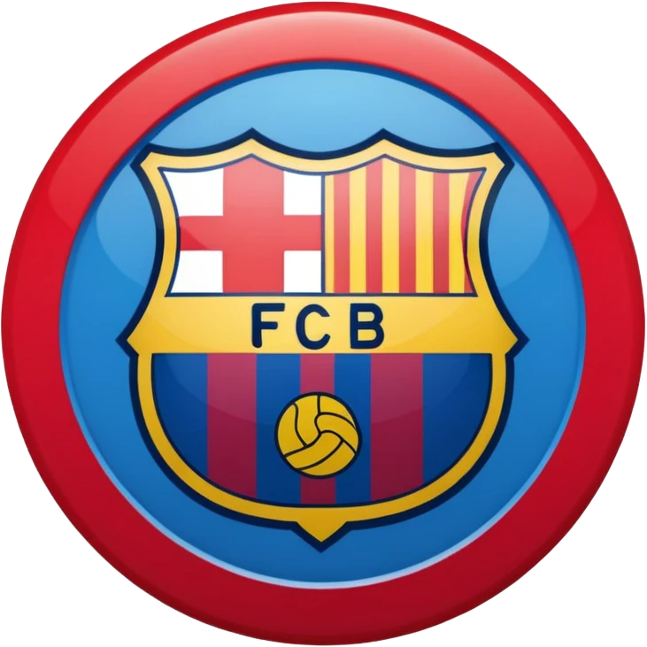 Fc Barcelona logo imoji emoji
