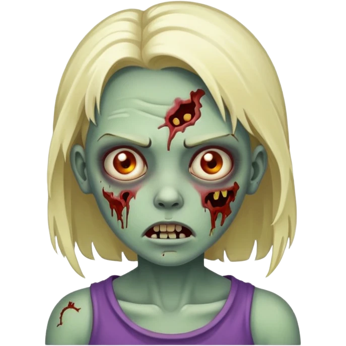 girl zombie emoji