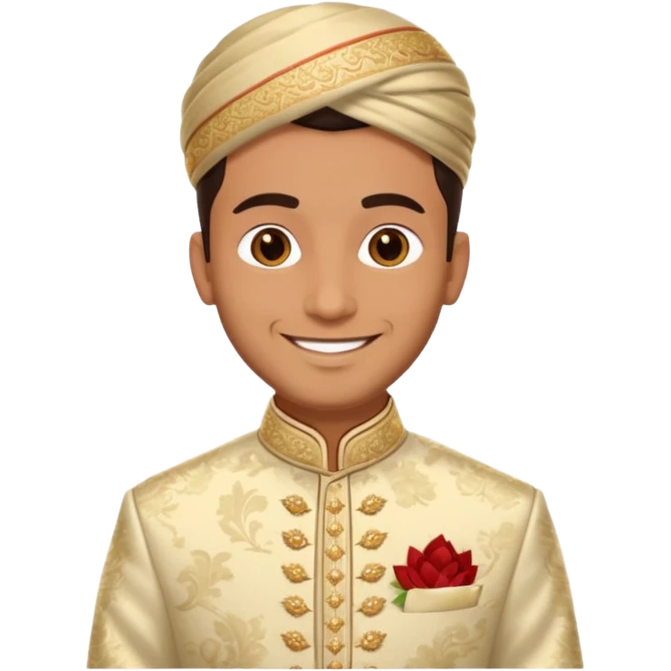 groom sherwani attire emoji only emoji