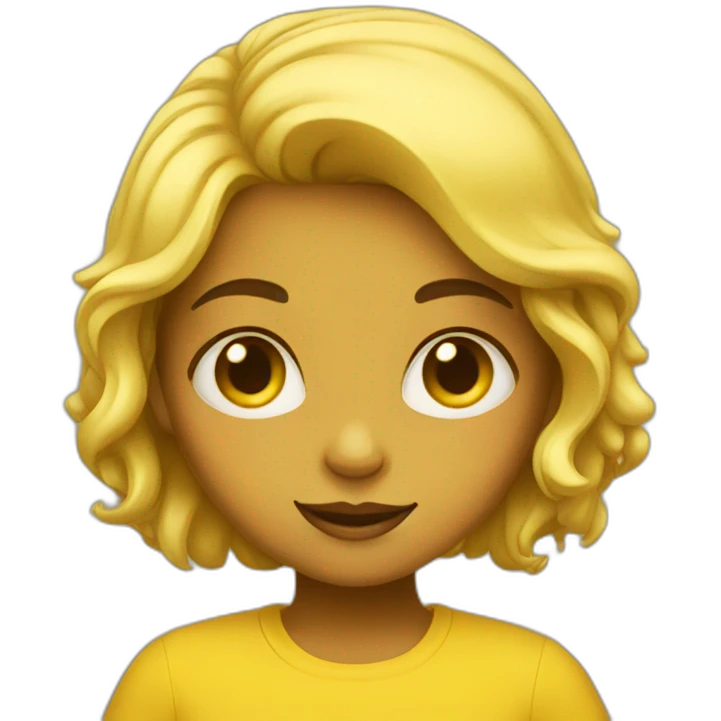 yellow girl emoji