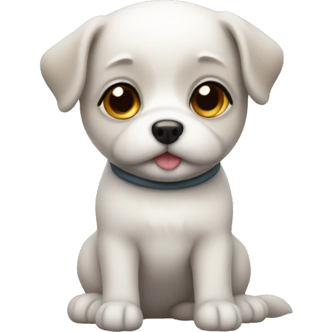 Small cute dog emoji