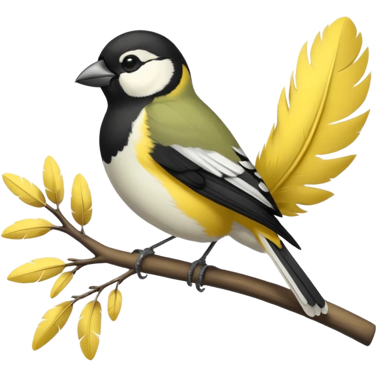 Parus major emoji