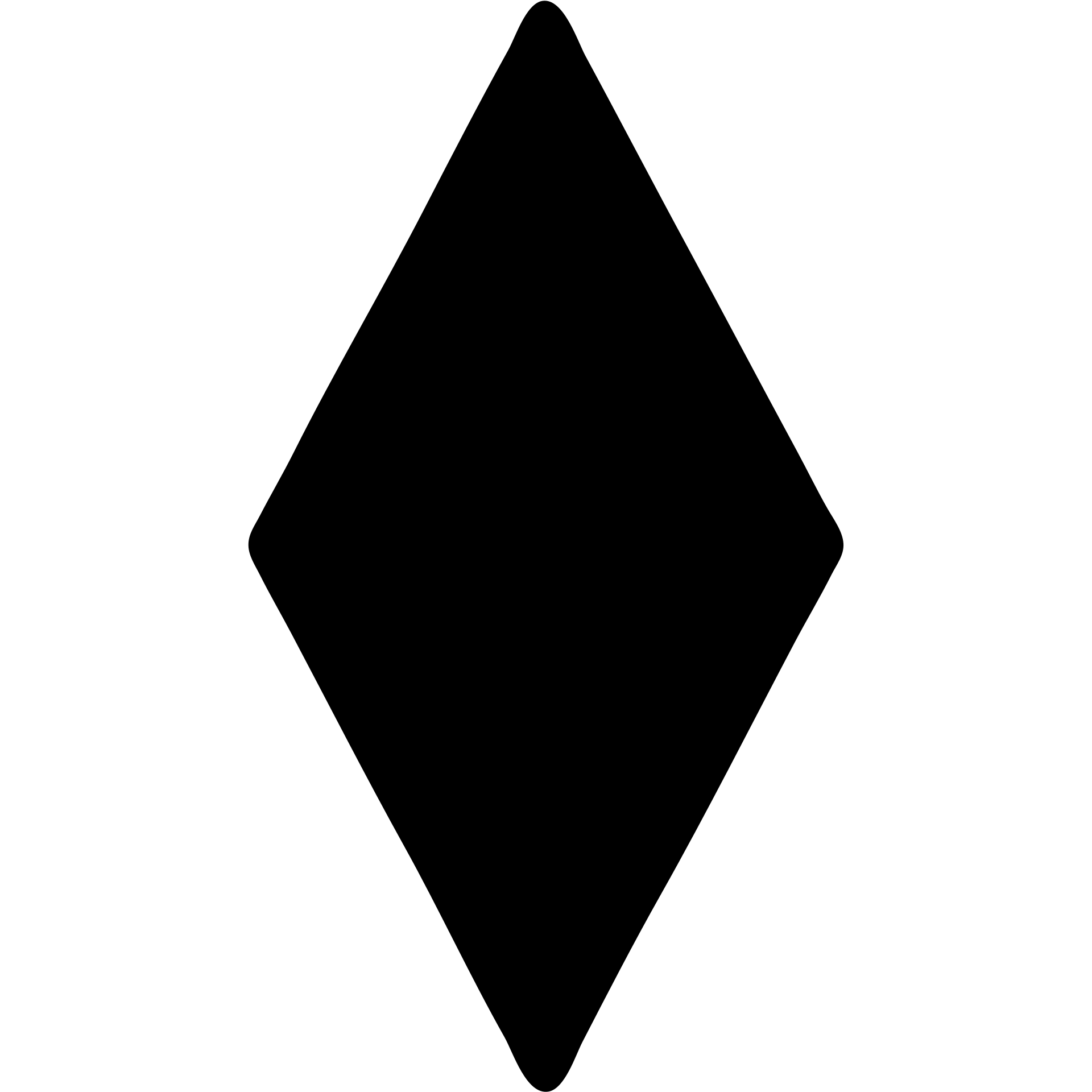 solid filled orange The Sims diamond (Plumbob) icon emoji