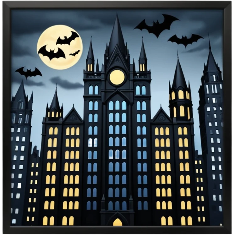 Big building gotham emoji