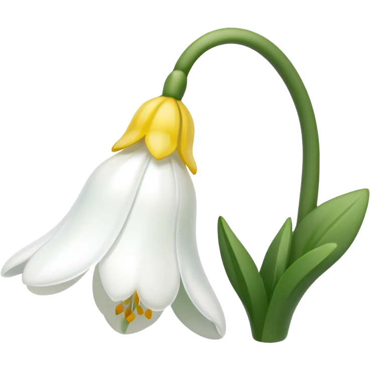 snowdrop flower emoji