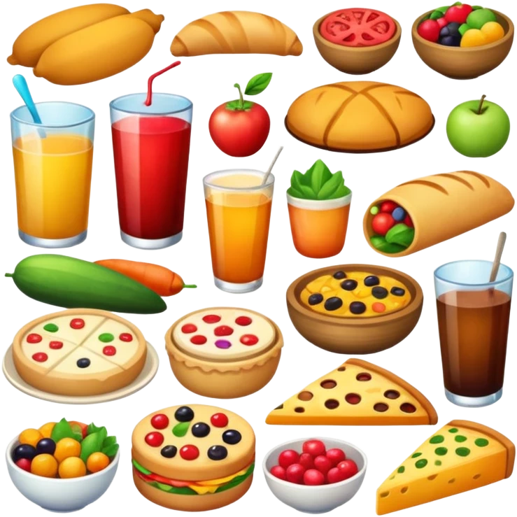 Create an emoji that reflects all kinds of food emoji