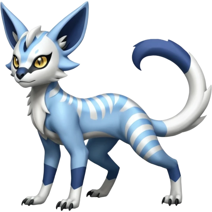 Genet-Absol-Zeraora-Primagen-fusion-creature  emoji