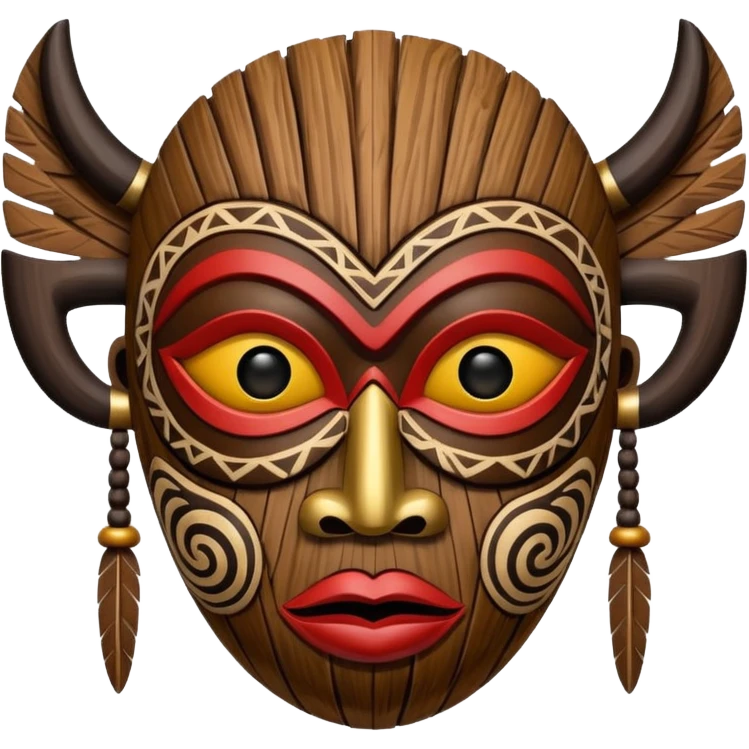 African Tribal Mask emoji