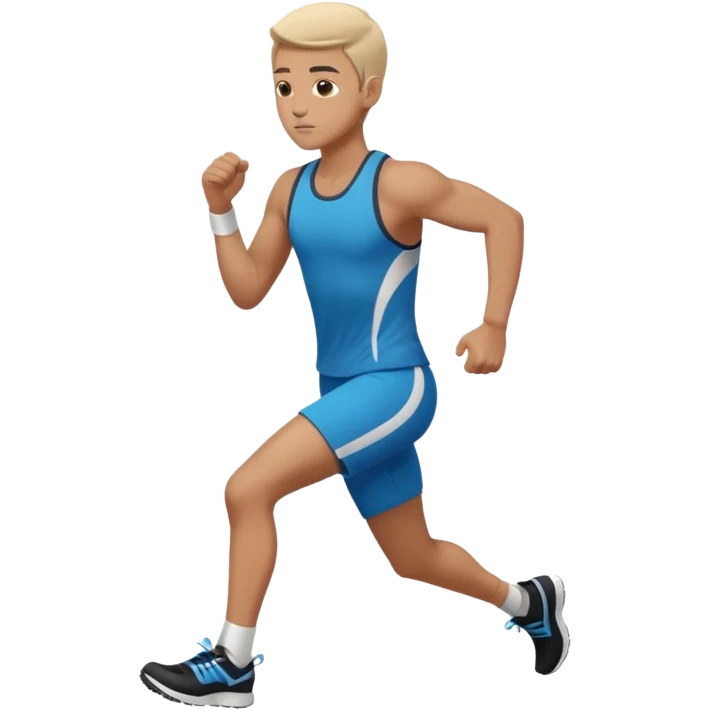 a person running emoji