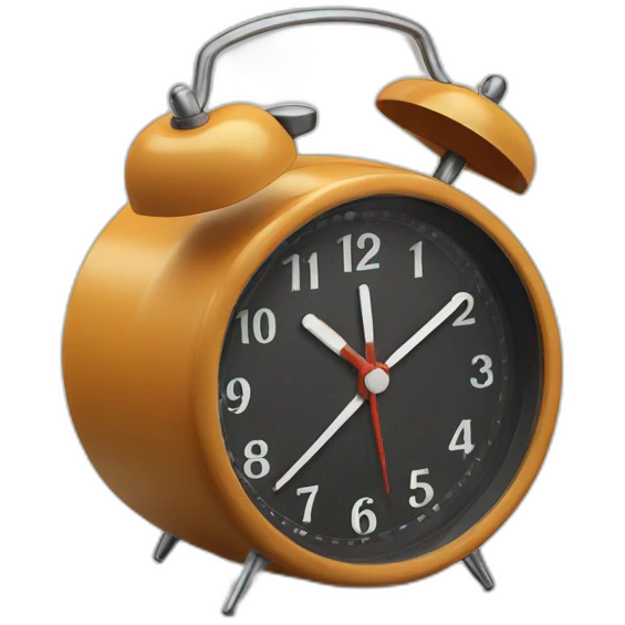 Samsam alarm clock emoji