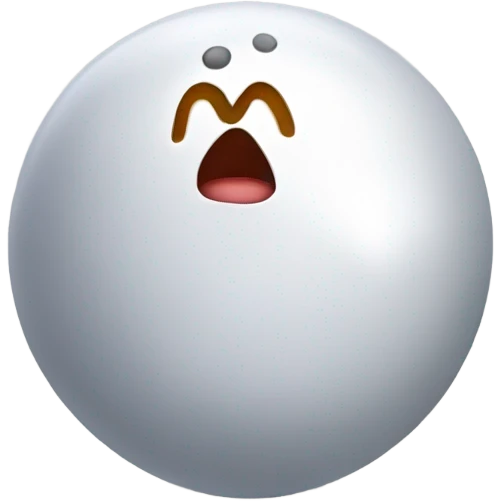 Bowling ball wearing tighty whities emoji
