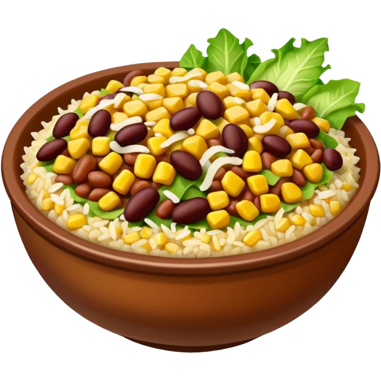 Chipotle bowl emoji