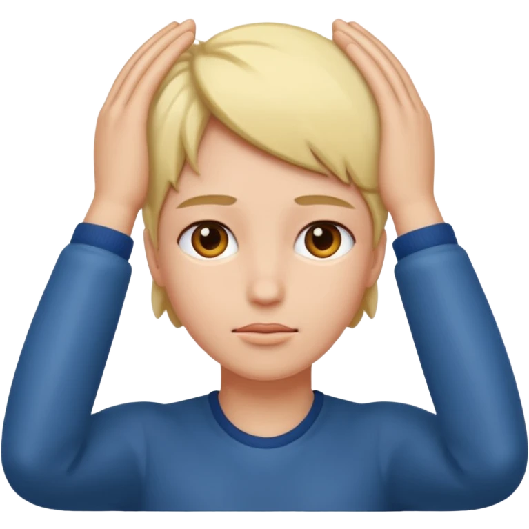 manos a la cabeza emoji