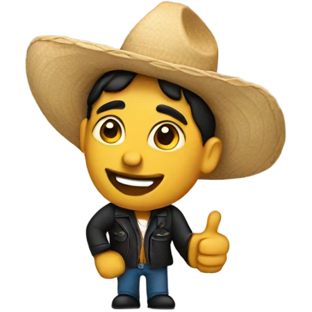 Mexican with thumbs up emoji