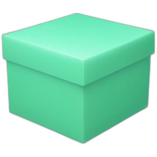 3d box mint emoji