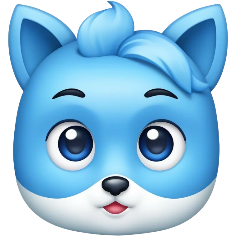 Blau Haken wie bei TikTok emoji