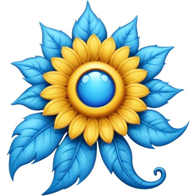 Instagram blue verified tick with curly border and sky blue color inside tick icon. Curly border like sun flower  emoji