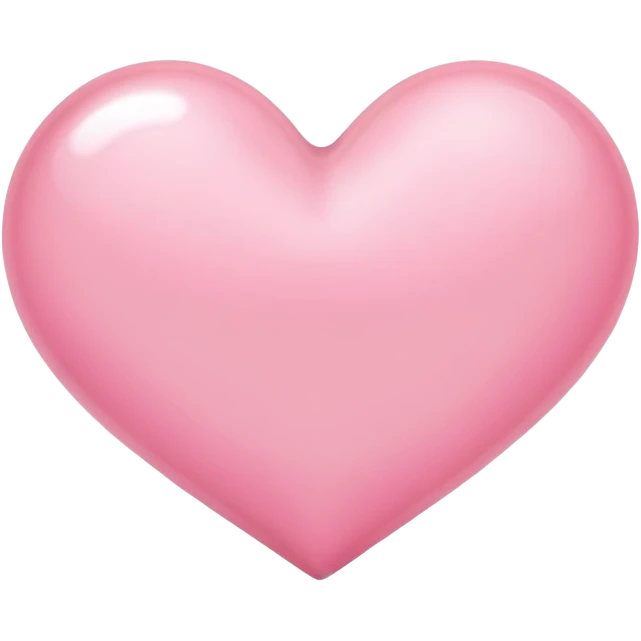 Light pink heart emoji