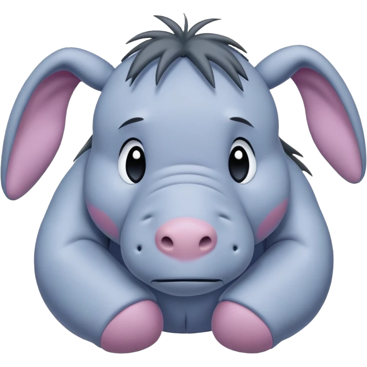 Eeyore from Winnie the Pooh emoji