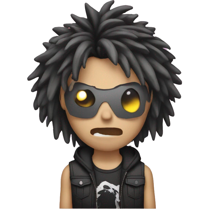 Video in a thrash emoji