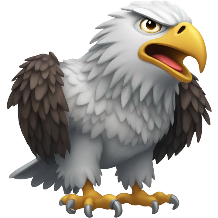 Angry eagle emoji