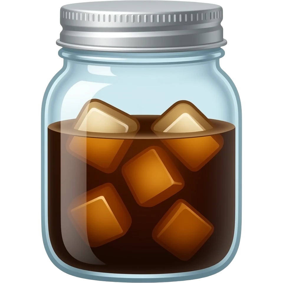 cold coffee jar emoji