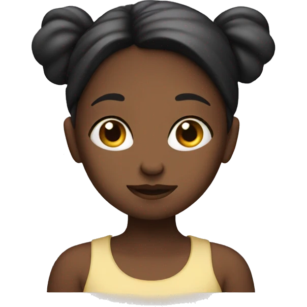 Girl thinking emoji