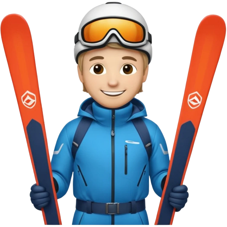  Ski man emoji